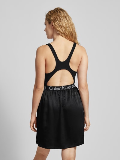 Calvin Klein Jeans Mini-jurk met racerback Zwart - 5