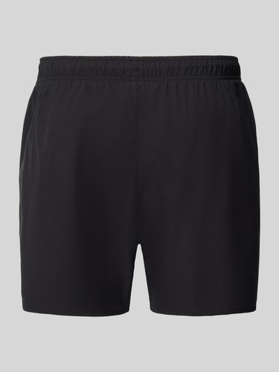Emporio Armani Straight Fit Badeshorts mit Logo-Detail Black 3