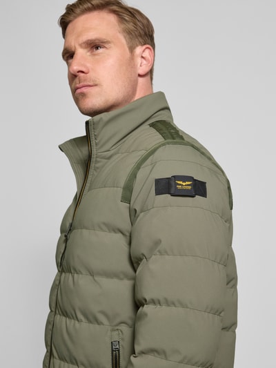 PME Legend Gewatteerd jack met ritssluiting, model 'FREIGHTYET' Olijfgroen - 3