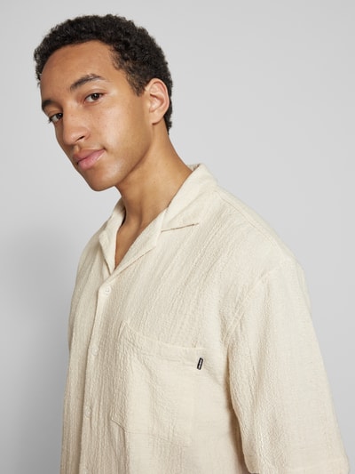 REVIEW Relaxed Fit Freizeithemd mit 1/2-Arm Ecru 3