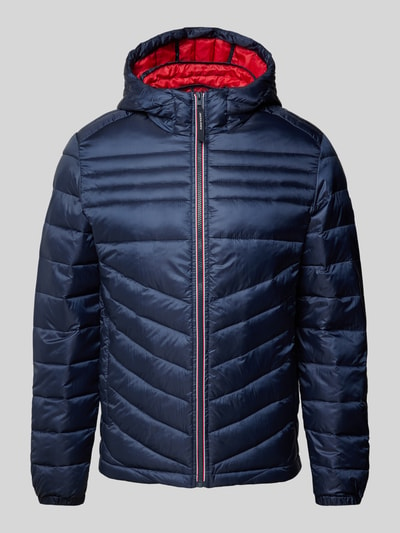 Jack & Jones Gewatteerd jack met capuchon, model 'HERO' Donkerblauw - 2