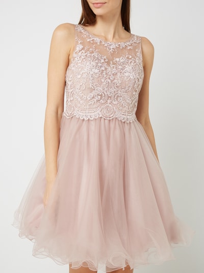 Laona Cocktailkleid mit Stickereien Mauve 4