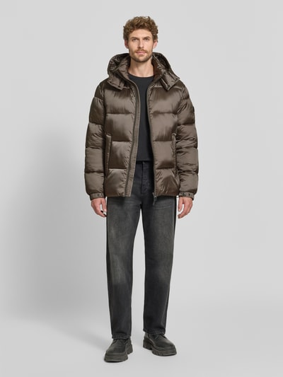 JOOP! COLLECTION Regular Fit gewatteerd jack met capuchonkraag Beige - 1