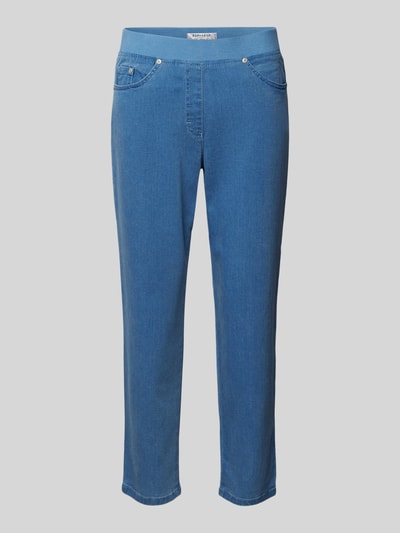 Raphaela By Brax Slim Fit Jeans mit verkürztem Schnitt Modell 'Pamina' Hellblau 2