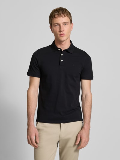 JACK & JONES Slim Fit Poloshirt mit Viskose-Anteil Modell 'Paulos' Black 4