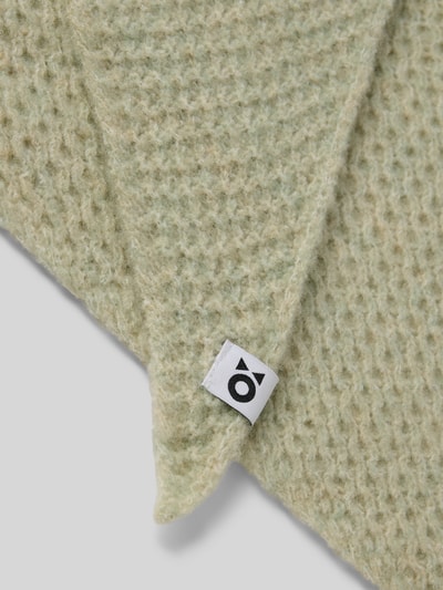 OPUS Sjaal met structuurmotief, model 'Afraasi' Rietgroen - 2