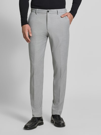 s.Oliver BLACK LABEL Regular Fit Anzughose mit Viskose-Anteil Hellgrau 4