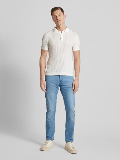 Pierre Cardin Tapered fit jeans in 5-pocketmodel, model 'Lyon' Blauw - 1