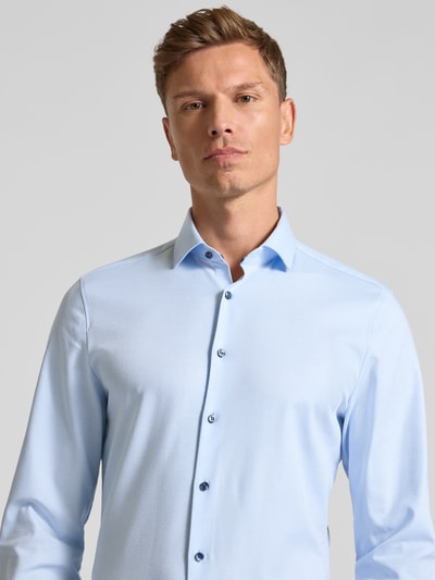 OLYMP Level Five Slim Fit Businesshemd mit Kentkragen Bleu 3