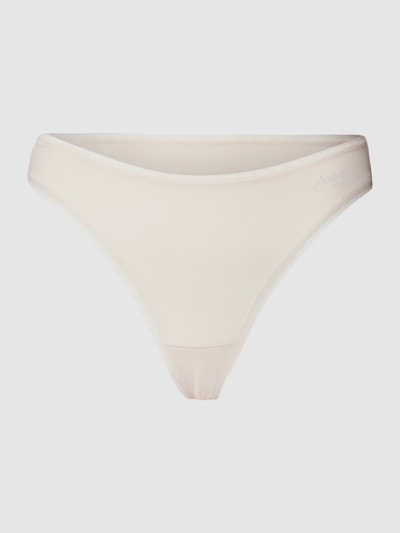 Sloggi String mit Spitzenbesatz Modell 'Go Brazil' im 2er-Pack Beige 2