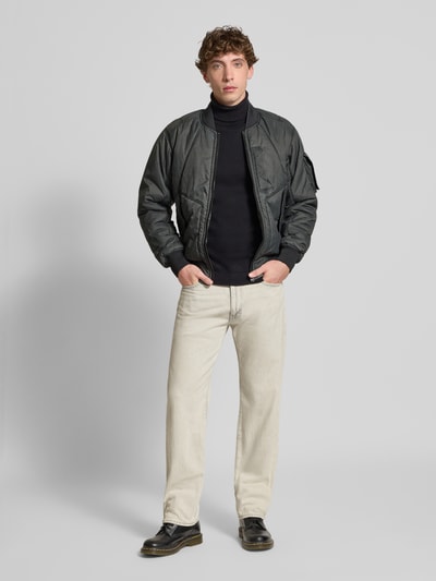 G-Star Raw Bomberjack met ribboorden Antraciet - 1