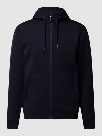 BOSS Green Sweatjacke mit Label-Detail Modell 'Sgover' Schwarz 2