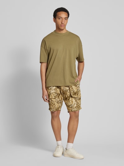 Alpha Industries Regular Fit Bermudas mit Eingrifftaschen Modell 'Honolulu' Beige 1