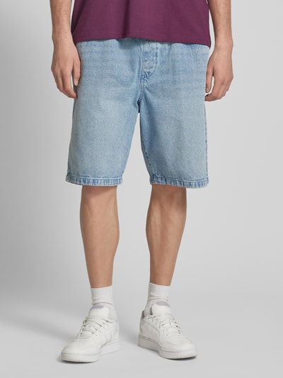 REVIEW Relaxed Fit Jeans Shorts mit elastischem Bund - Jorts Blau 4