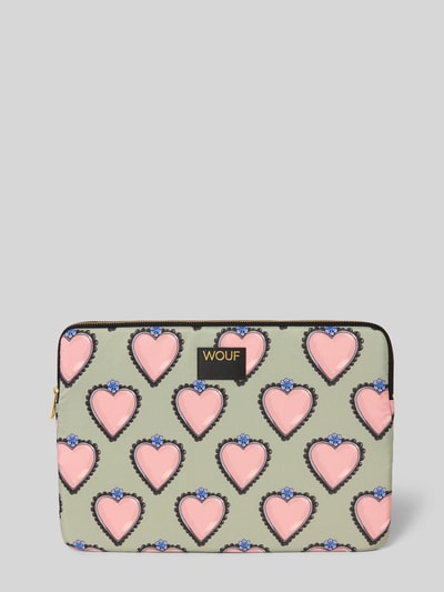 WOUF Laptoptasche mit Label-Detail Schilf 1