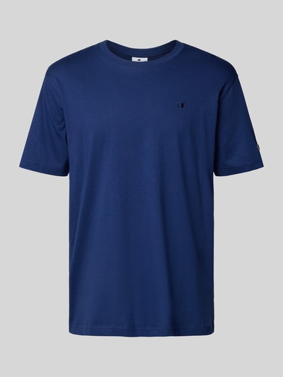 CHAMPION T-Shirt mit Logo-Stitching Modell 'ICONS' Marine 2