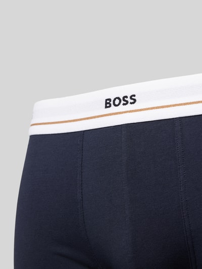 BOSS Trunks mit elastischem Label-Bund im 5er-Pack Flieder 2