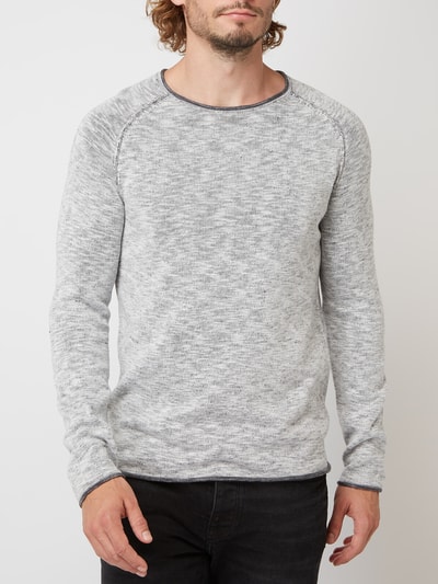 REVIEW Pullover mit Raglanärmeln Ecru 3