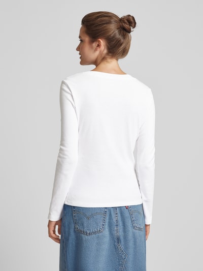 Levi's® Shirt met lange mouwen en V-hals Wit - 5