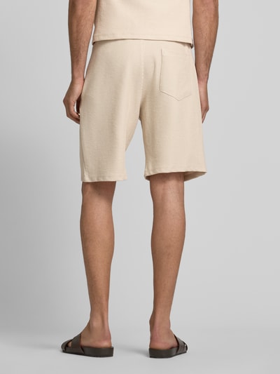 MCNEAL Korte broek met elastische band en tunnelkoord Beige - 5