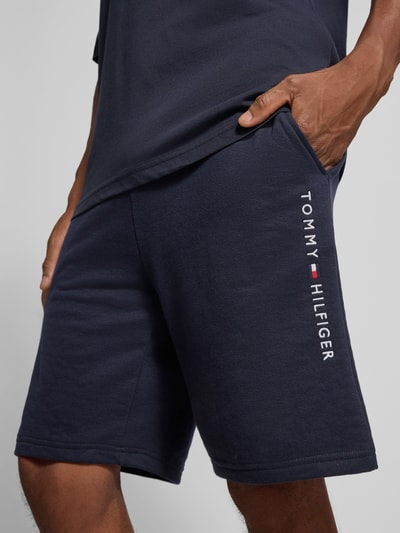 Tommy Hilfiger Regular Fit Bermudas aus Baumwoll-Mix Marine 3