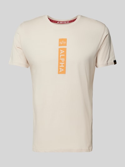 Alpha Industries T-Shirt aus reiner Baumwolle Offwhite 1