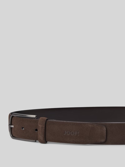JOOP! Collection Ledergürtel mit Dornschließe Mittelbraun 2