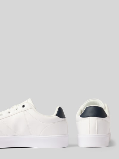 Tom Tailor Low top sneaker in leerlook model 'IGNAZ' Wit - 2