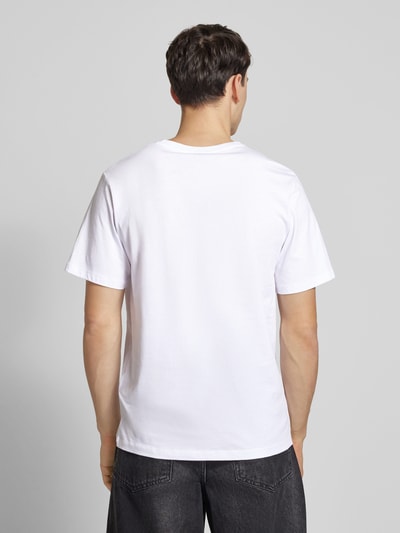 Jack & Jones T-shirt z nadrukiem z logo model ‘CORP’ Biały 5