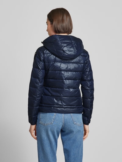 Blauer Usa Steppjacke mit Zweiwege-Reißverschluss Marine 5