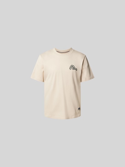 Evisu T-Shirt aus reiner Baumwolle Beige 2