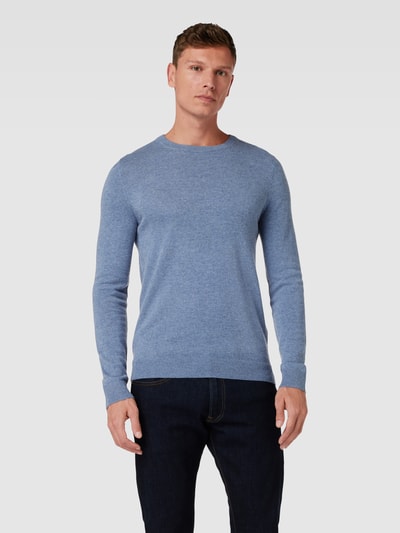 MCNEAL Strickpullover in melierter Optik Rauchblau Melange 4