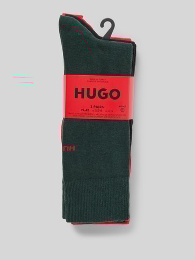 HUGO Sokken van katoenmix in een set van 3 paar Donkergroen - 3