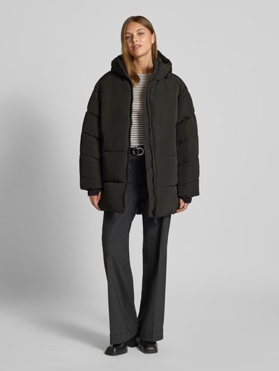 WITHBLACK Gewatteerd jack met capuchon Donkergroen - 1