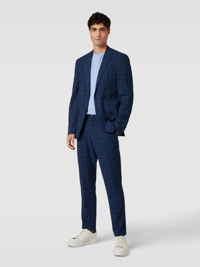 MCNEAL Stoffen broek met glencheck-motief Marineblauw - 1