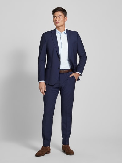 Tommy Hilfiger Regular fit zakelijk overhemd met logostitching Bleu - 1