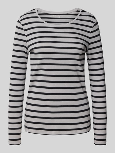 Christian Berg Woman Longsleeve mit Rundhalsausschnitt Mittelgrau 2