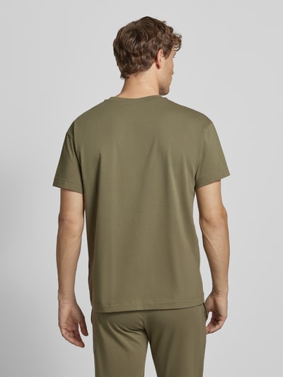 HUGO T-Shirt mit Label-Print Modell 'Laze' Oliv 5