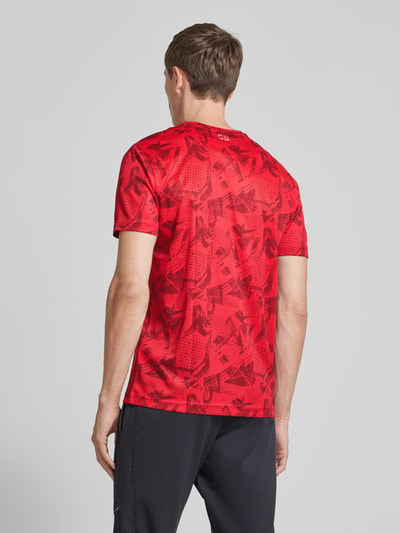 Christian Berg Men T-Shirt mit Allover-Muster Rot 5