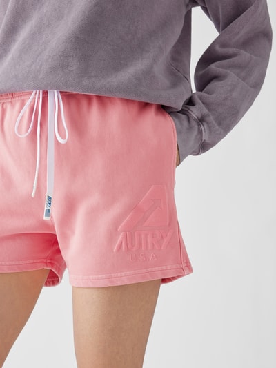 Autry Sweatshorts mit Label-Print Pink 3