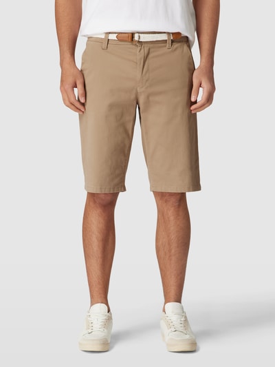 Only & Sons Chino-Shorts mit Gürtel Modell 'WILL' Beige 4