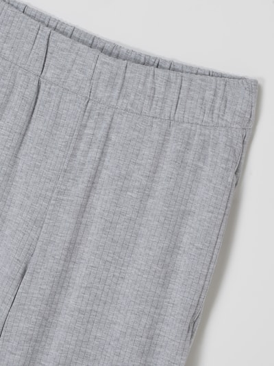 Kabooki Schlupfhose mit Rippenstruktur Modell 'Paula' Mittelgrau meliert 2
