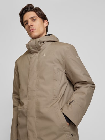 Schöffel Jacke mit Kapuze Beige 3