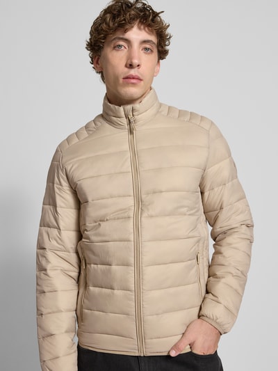 Jack & Jones Steppjacke mit Reißverschluss Modell 'BRADLEY' Beige 3