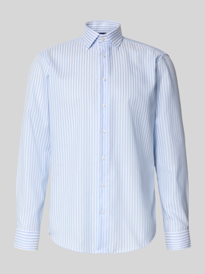 Christian Berg Men Regular Fit Business-Hemd mit Kentkragen Bleu 1