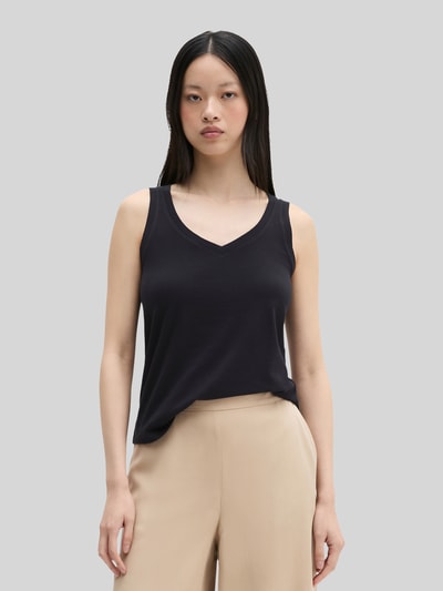 Marc O'Polo Regular Fit Top aus reiner Baumwolle Marine 4