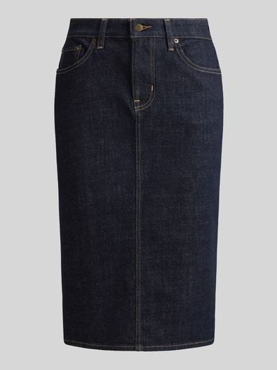 Lauren Ralph Lauren Tapered Fit Jeansrock aus Baumwoll-Mix Jeansblau 2
