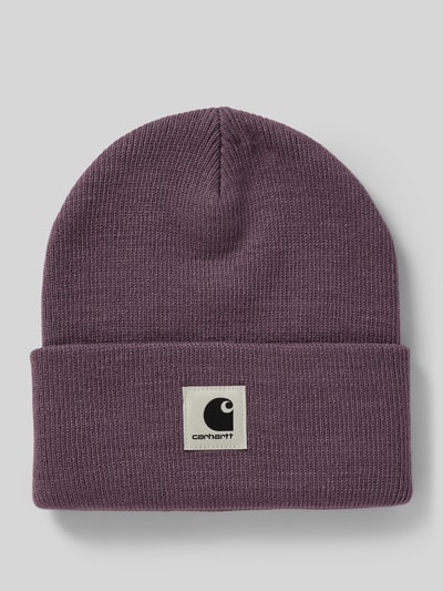 Carhartt Work In Progress Czapka beanie z detalem z logo model ‘Ashley’ Lawendowy 1
