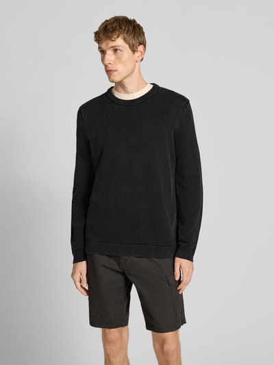 Marc O'Polo Denim Regular fit pullover van puur katoen Zwart - 4