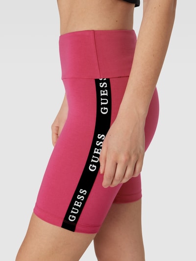 Guess Activewear Fietsbroek met elastische band, model 'ALINE' Felroze - 3